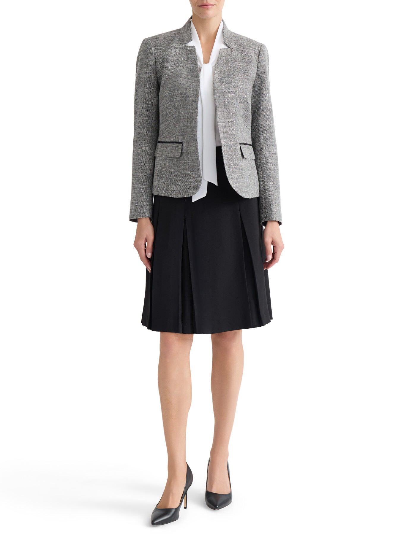 Cut Out Collar Jacket