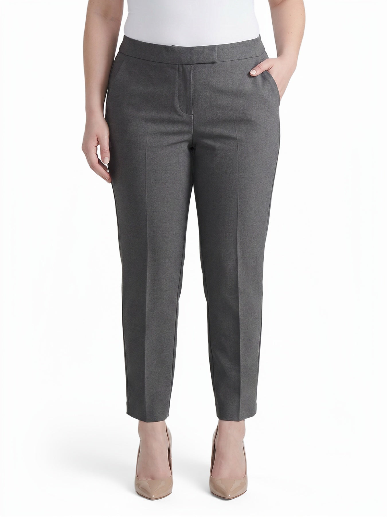 plus size grey dress pants Womens Grey Plus Pants - Bottoms, Clothing