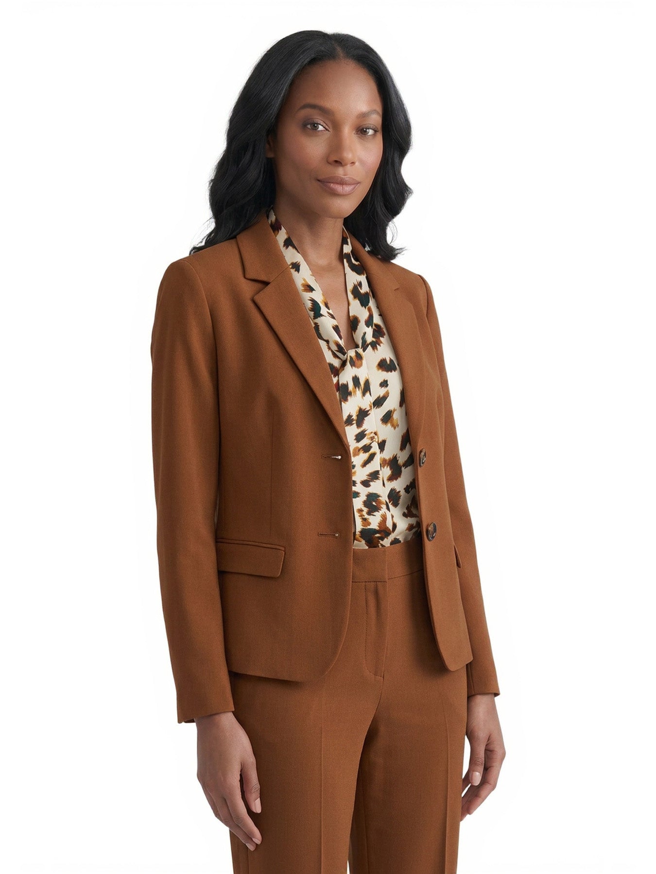 Petite Two Button Blazer