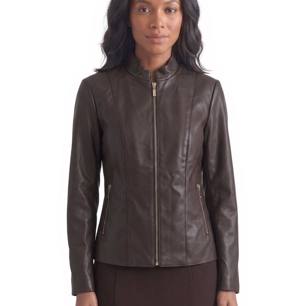 Vegan Leather Moto Jacket