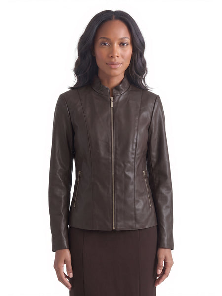 Vegan Leather Moto Jacket