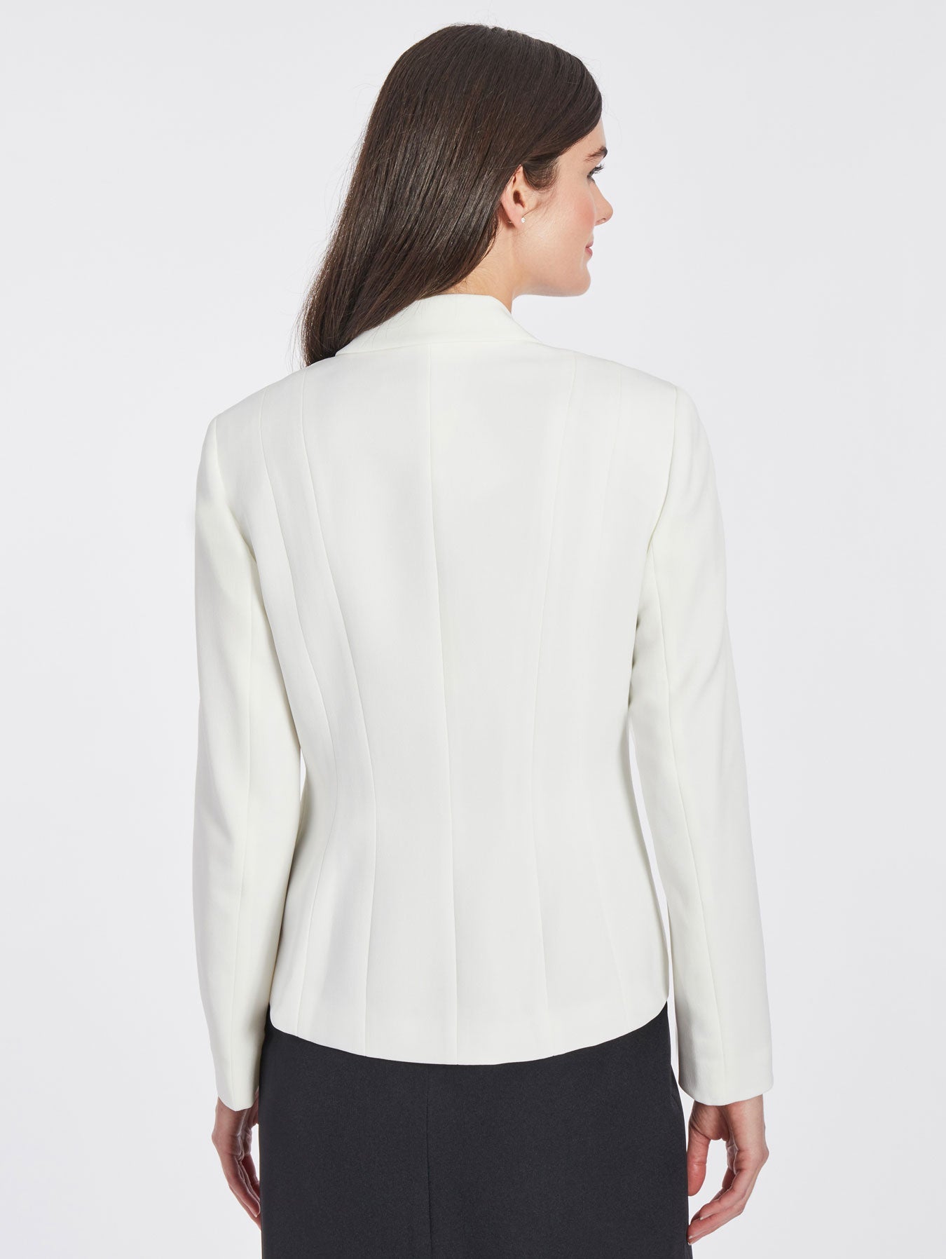Plus Size White Blazer - Plus Size Crepe Blazer | Kasper