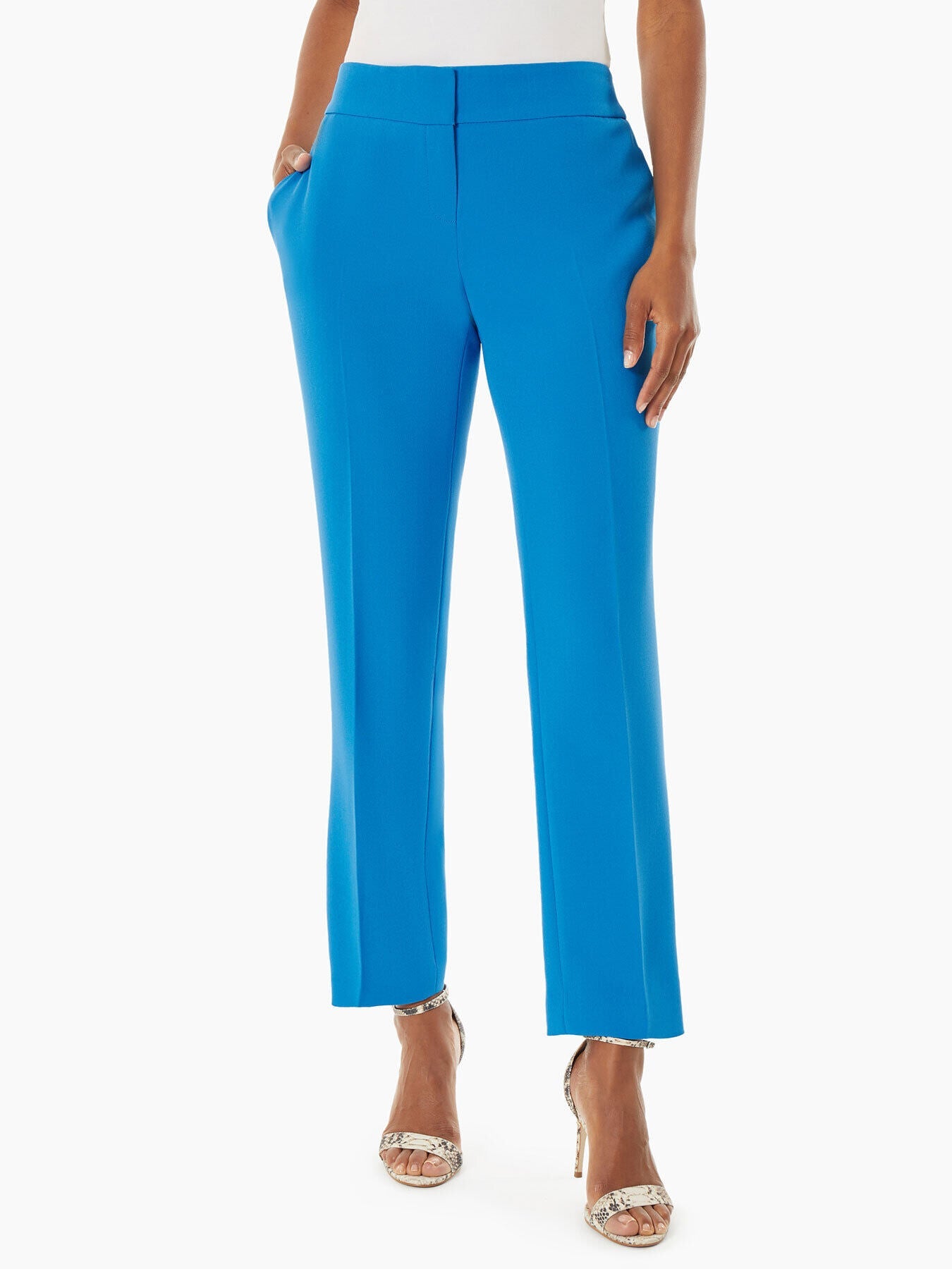 Blue Dress Pants - Crepe Pants Petite | Kasper